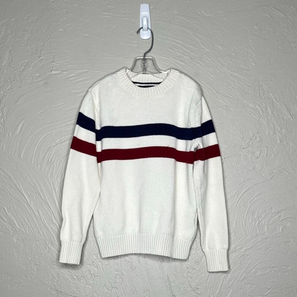 Tommy Hilfiger Boys M (8/10) Striped Crewneck Sweater